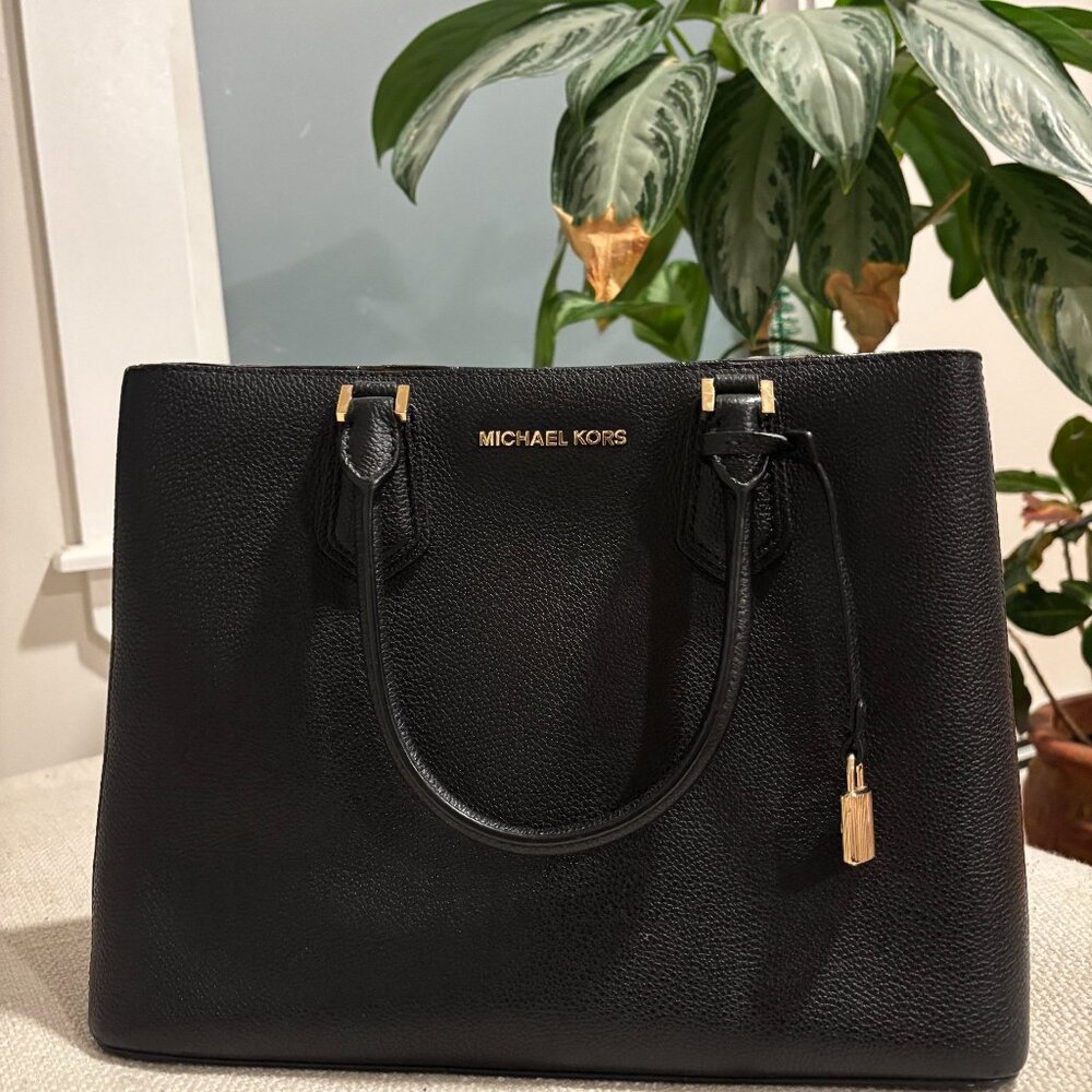 Michael Kors Pebble Leather Satchel